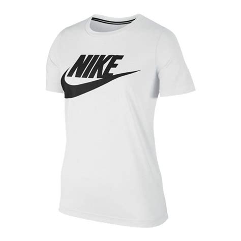 weißes nike t shirt mit blauer nike schrift|weißes sportshirt damen.